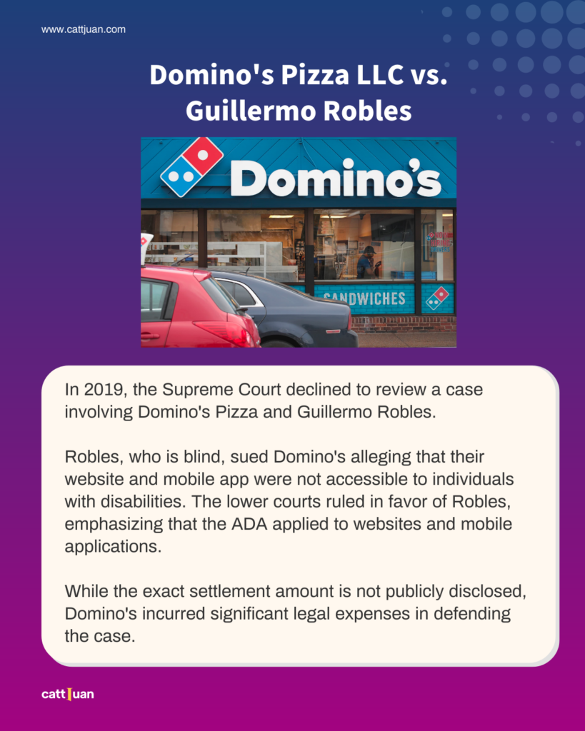 Story of Domino's Pizza LLC vs. Guillermo Robles.